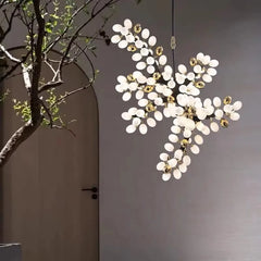 Merope Petal Disc Branch Chandelier