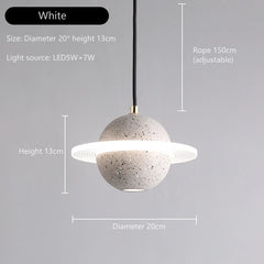 Caph Saturn Cement Pendant Lamp
