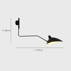 Ashlesha Duckbill Swing Arm Wall Lamp