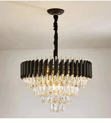 Mensae Spiked Tube Crystal Chandelier