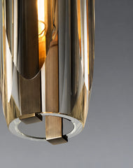Aladfar Tapered Crystal Capsule Pendant Lamp