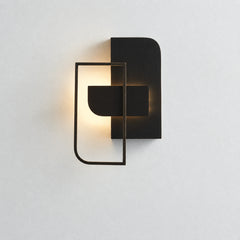 Fawaris Layered Panel Frame Wall Lamp
