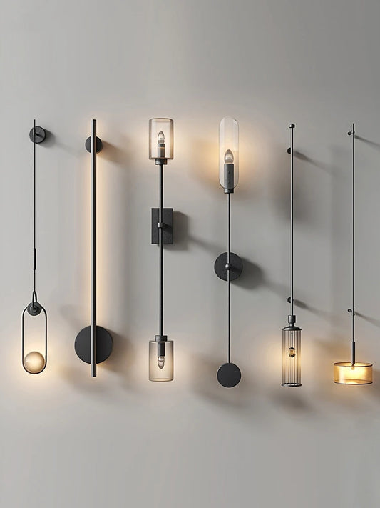 Azmidi Vertical Rod Wall Lamp