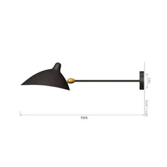 Ashlesha Duckbill Swing Arm Wall Lamp