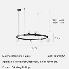 Mira Orbit Globe Chandelier