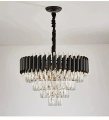 Mensae Spiked Tube Crystal Chandelier
