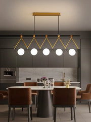 Seginus Accordion Globe Chandelier