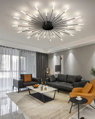 Brachium Starburst Rod Ceiling Light