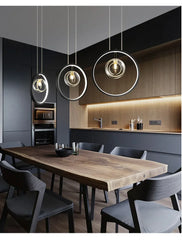 Mimosa Floating Bubble Ring Chandelier