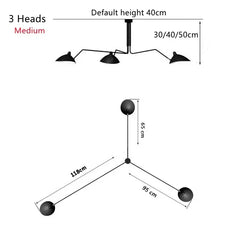 Ashlesha Duckbill Branch Ceiling Light