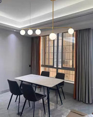 Hamal Linear Drop Globe Pendant Lamp