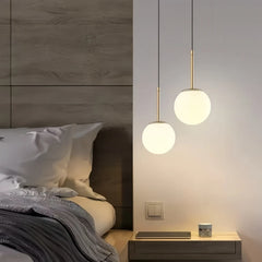 Adhara Frosted Globe Pendant Lamp
