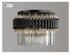 Mensae Vertical Crystal Ceiling Light