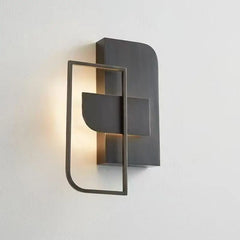 Fawaris Layered Panel Frame Wall Lamp