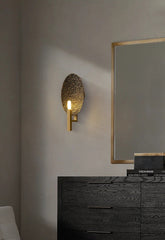 Sabik Textured Oval Wall Lamp