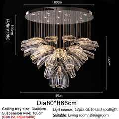 Comae Petal Chandelier