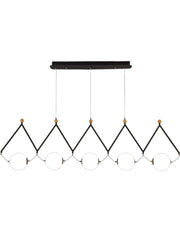 Seginus Accordion Globe Chandelier