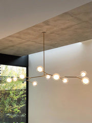 Hamal Angular Globe Branch Chandelier
