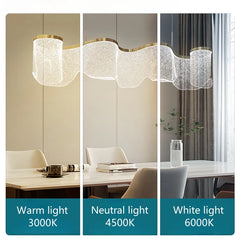 Atria Ripple Ribbon Chandelier