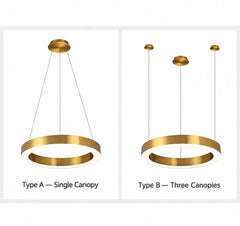 Regor Horizontal Ring Pendant Lamp