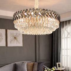 Sarin Chevron Crystal Chandelier