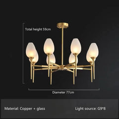 Merope Tulip Bud Branch Chandelier