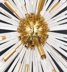 Anser Dandelion Rod Burst Chandelier