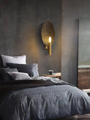 Sabik Textured Oval Wall Lamp