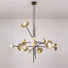 Ukdah Angular Cone Branch Chandelier
