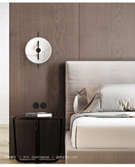 Denebola Veined Disc Wall Lamp