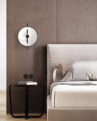 Denebola Veined Disc Wall Lamp