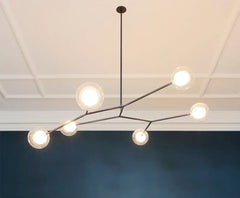 Hamal Angular Globe Branch Chandelier