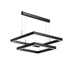 Schedar Layered Square Chandelier