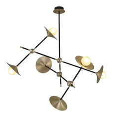Ukdah Angular Cone Branch Chandelier