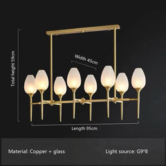 Merope Tulip Bud Branch Chandelier