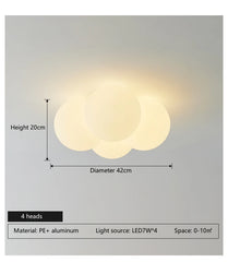 Felis Cloud Cluster Ceiling Light