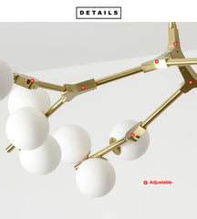 Hamal Canopy Globe Chandelier