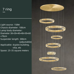 Alnair Crystal Ring Chandelier