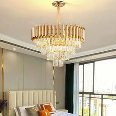 Mensae Spiked Tube Crystal Chandelier