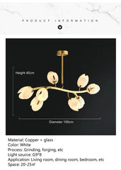 Merope Tulip Bloom Chandelier