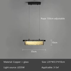 Ain Glass Shade Pendant Lamp