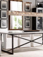 Alnair Rectangular Crystal Chandelier