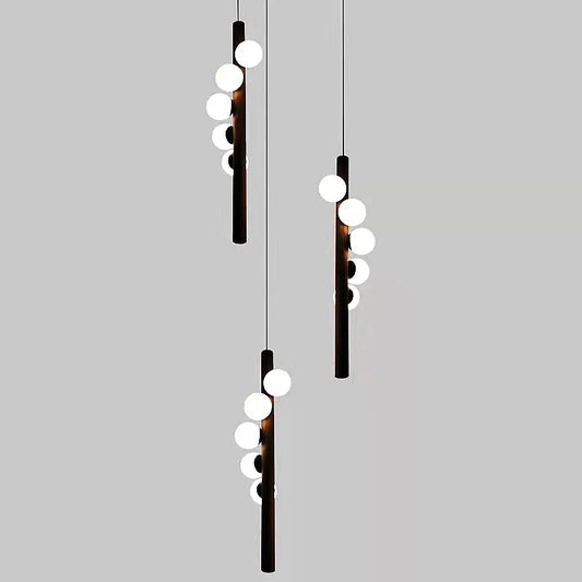 Girtab Globe Rod Staircase Chandelier