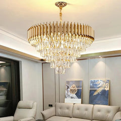 Mensae Spiked Tube Crystal Chandelier
