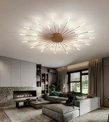 Brachium Starburst Rod Ceiling Light