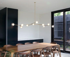 Hamal Angular Globe Branch Chandelier