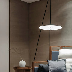Nihal Arc Disc Floor Lamp