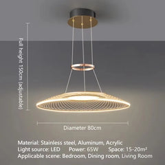 Alcyone Mesh Ring Chandelier