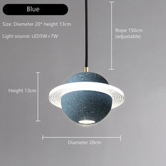 Caph Saturn Cement Pendant Lamp