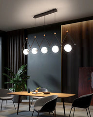 Seginus Accordion Globe Chandelier